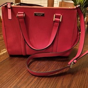 Kate Spade Hot Pink Satchel red
